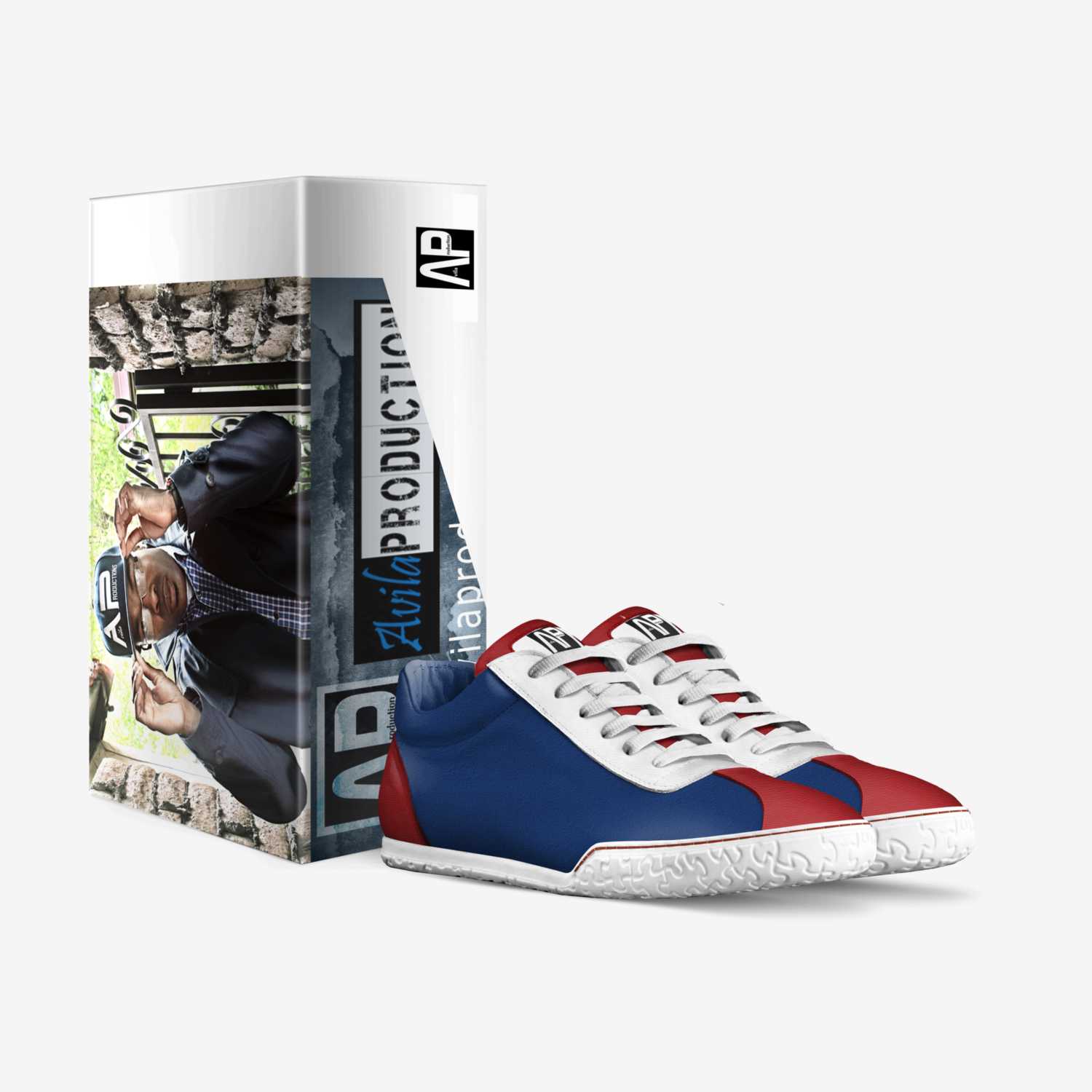 The Beach custom made in Italy shoes by Alex Avila | Box view