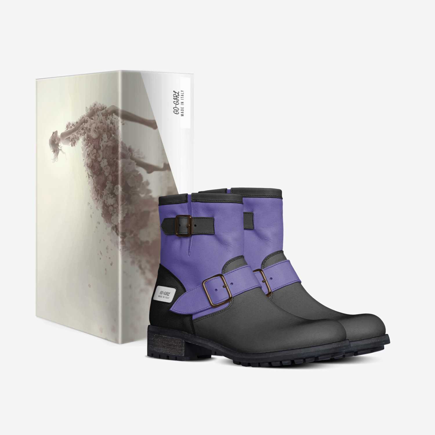 GO-GIRL custom made in Italy shoes by Jaden Hope Miner | Box view