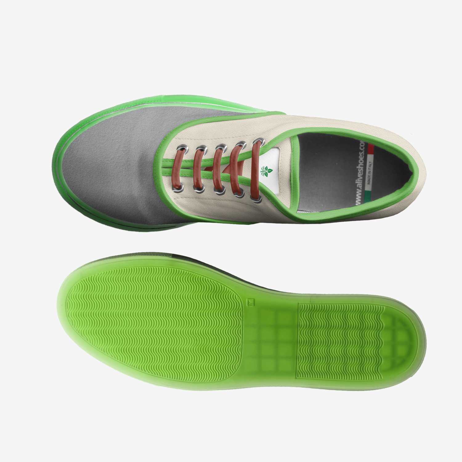 Plant custom made in Italy shoes by Federico Lanciotti | Top view