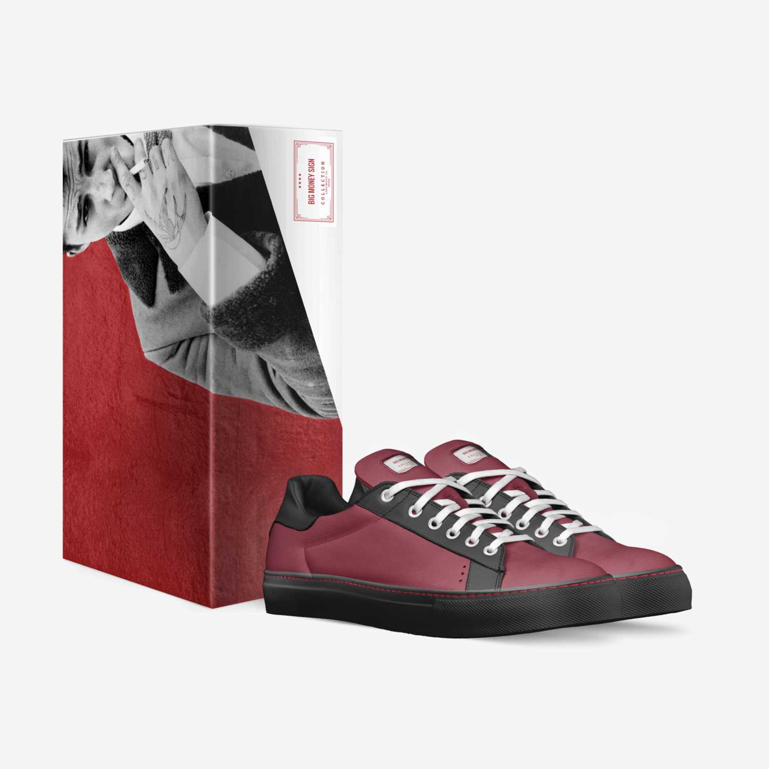BIG$MONEY$SIGN custom made in Italy shoes by Daquan Murphy | Box view