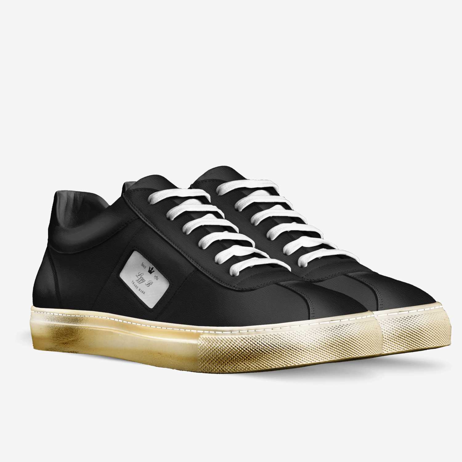 Lzzy B custom made in Italy shoes by Daryl Lounds | Double view