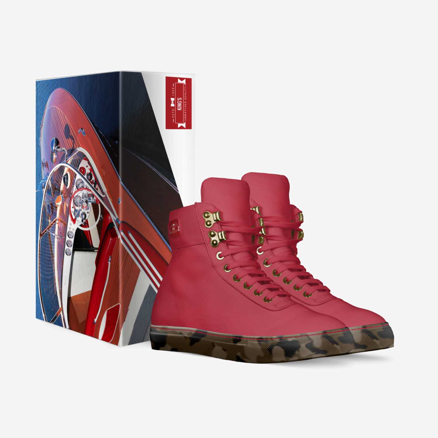 King's custom made in Italy shoes by Eltoria Thompson | Box view