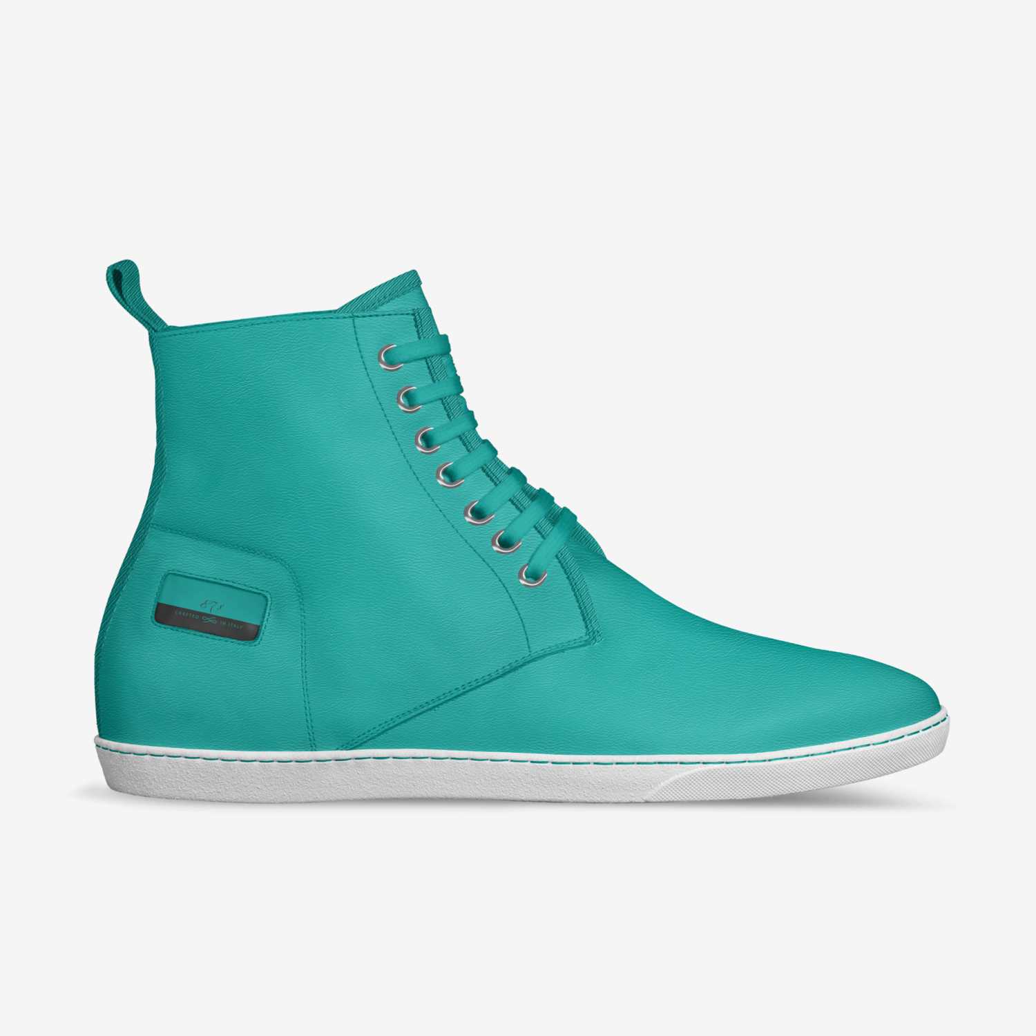 E7$ custom made in Italy shoes by Lateef Williams | Side view