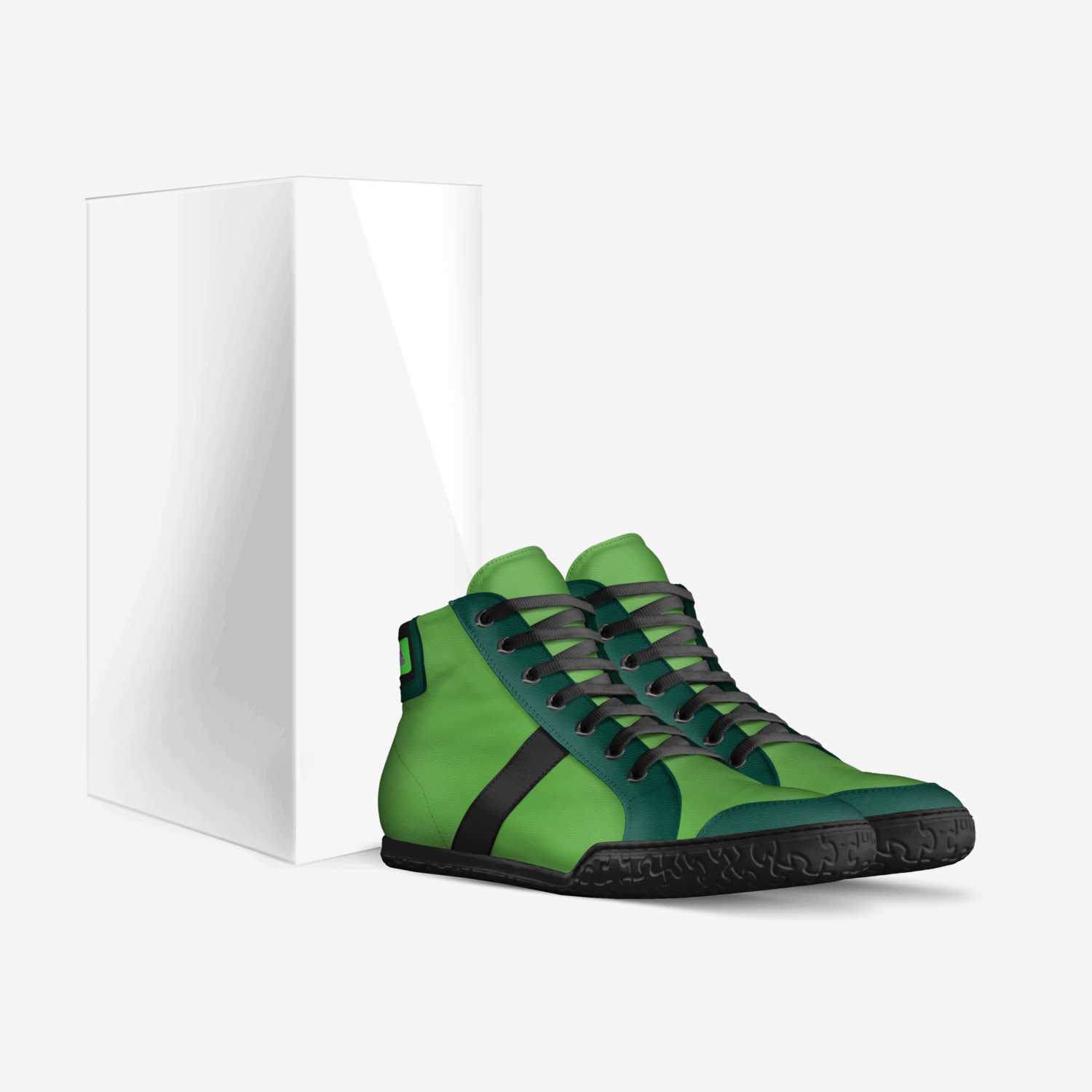 leaf feet  custom made in Italy shoes by Brody Jones | Box view