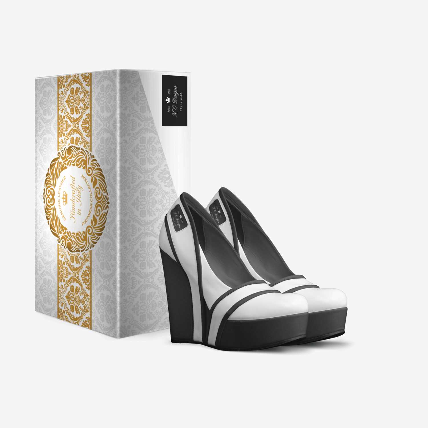 K O Designs custom made in Italy shoes by Kandise Owens | Box view