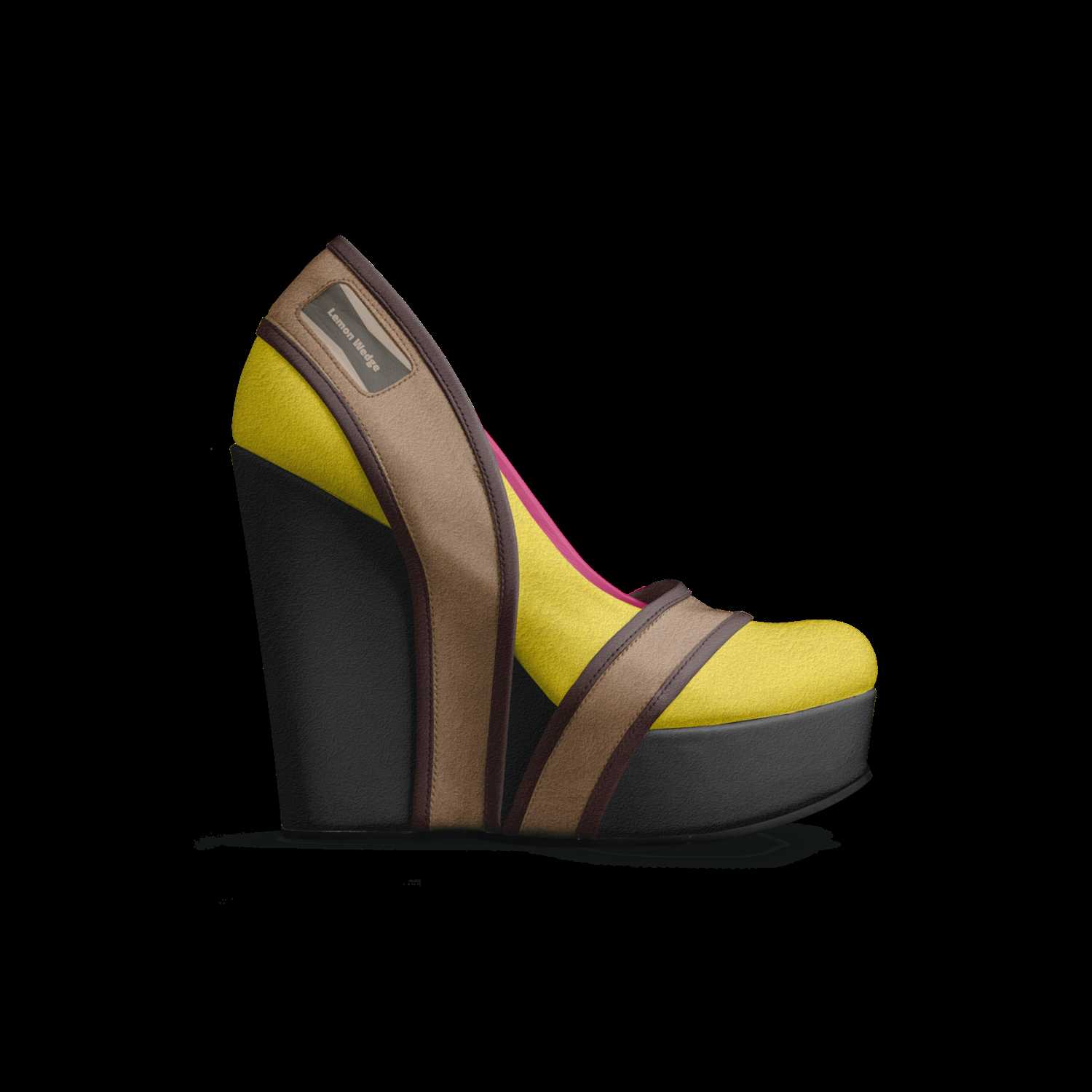 Lemon Wedge A Custom Shoe concept by Rebecca Oliphant