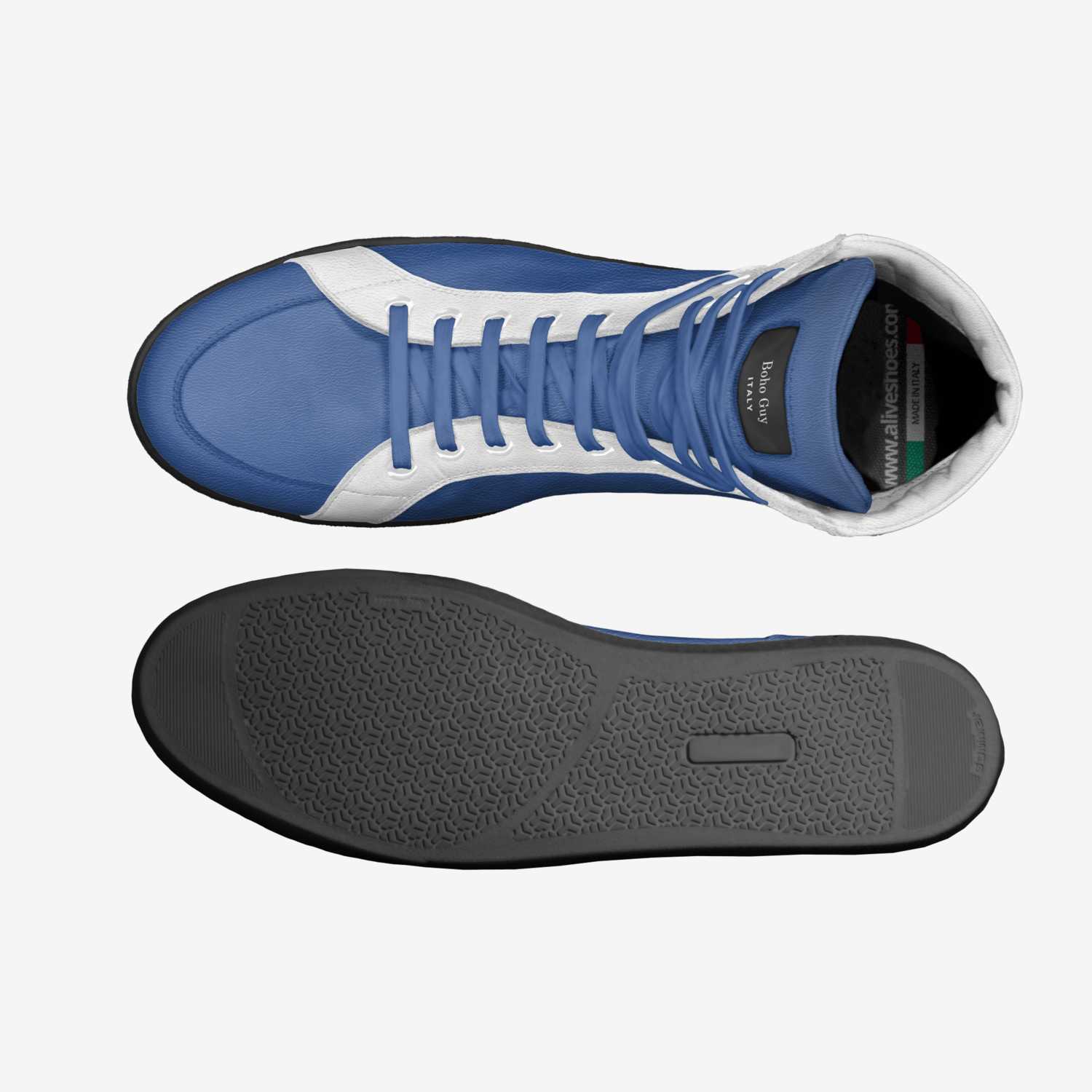 Boho Guy custom made in Italy shoes by Marijke Verkerk Design | Top view