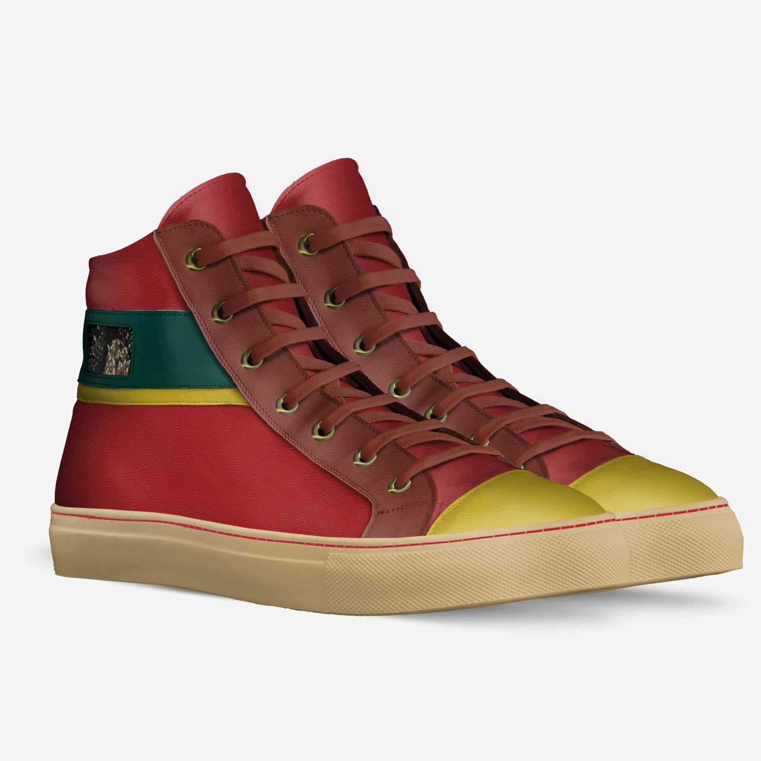 BFB custom made in Italy shoes by Genesis Ansah | Double view