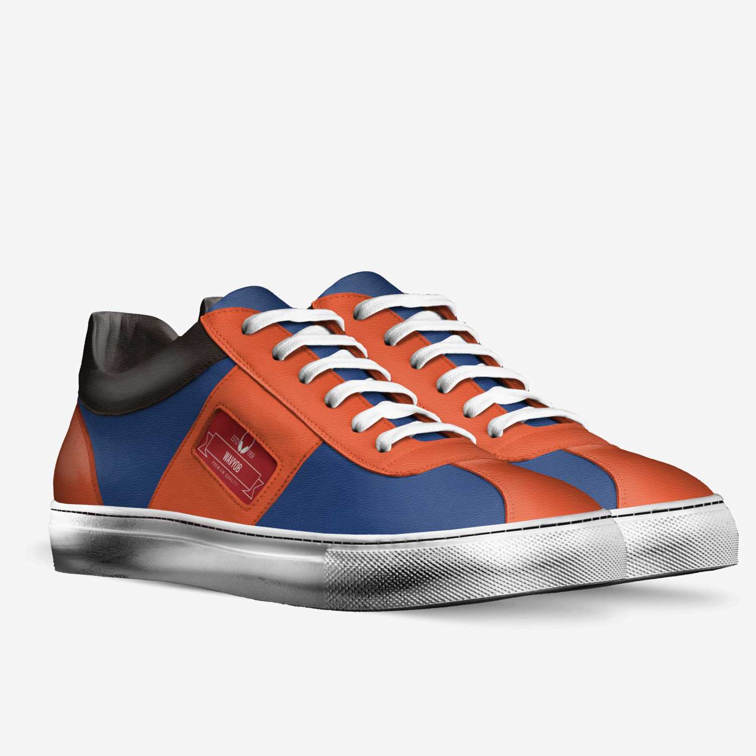 wavyOB custom made in Italy shoes by Jakobe Ryan Valadez Hernandez | Double view