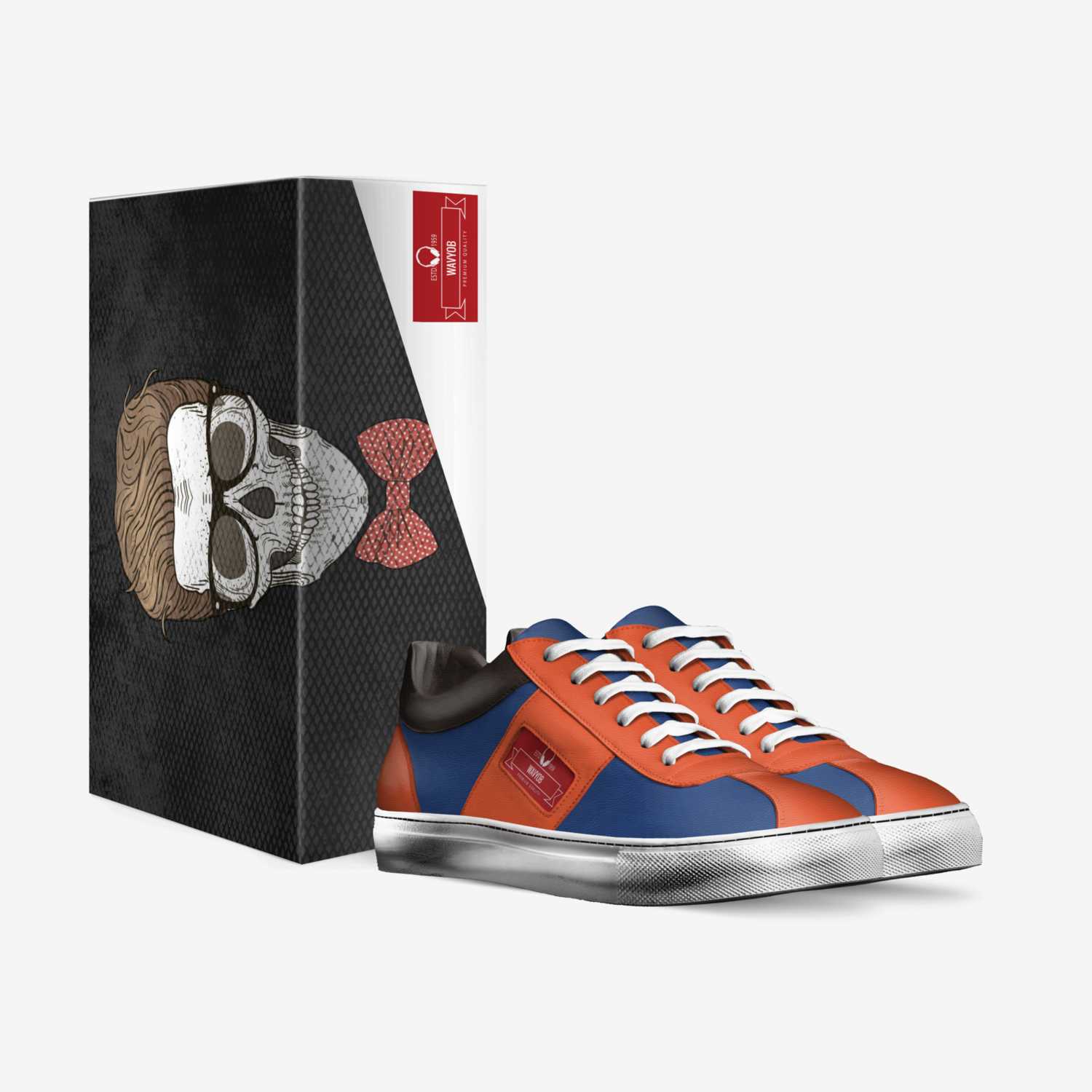 wavyOB custom made in Italy shoes by Jakobe Ryan Valadez Hernandez | Box view