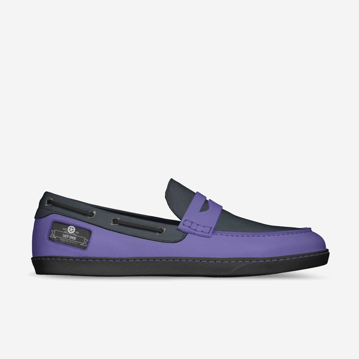 lazy shoes custom made in Italy shoes by Daniel Haynes | Side view