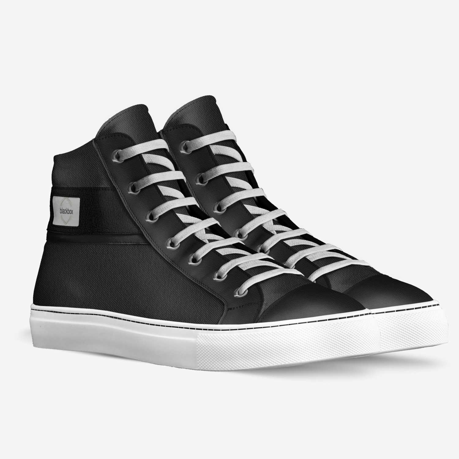 blackbox custom made in Italy shoes by Agency Aliveshoes | Double view