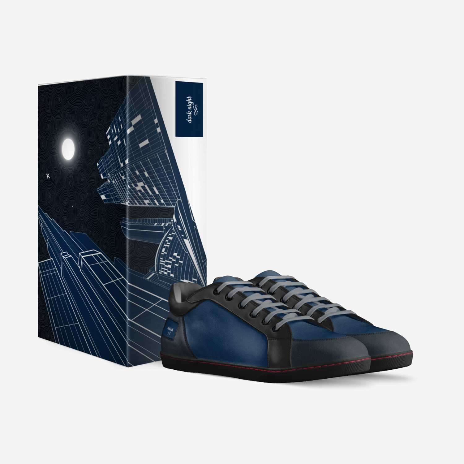 Darknight custom made in Italy shoes by Deanna Cortez | Box view