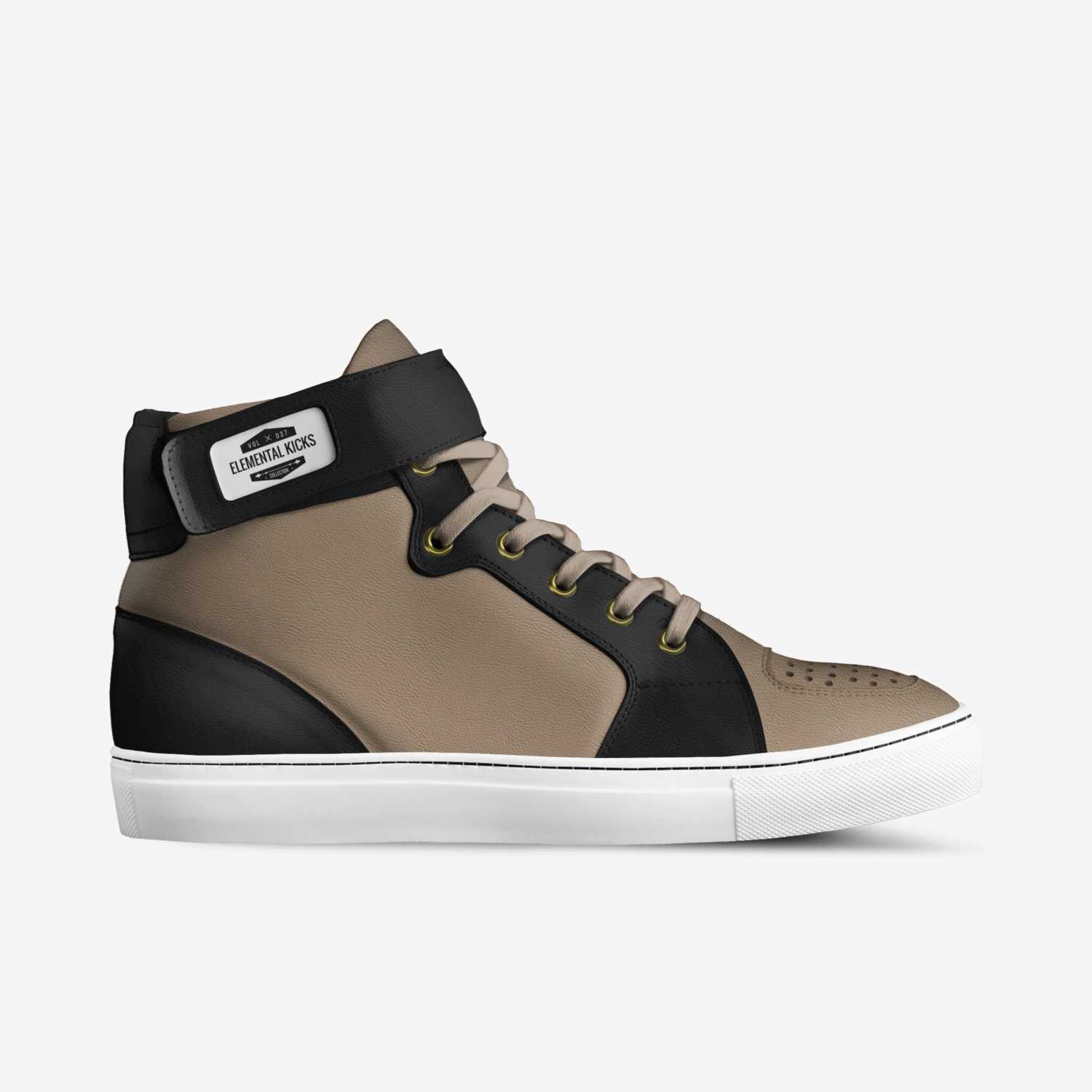 Elemental Kicks custom made in Italy shoes by Stefan Abraham | Side view