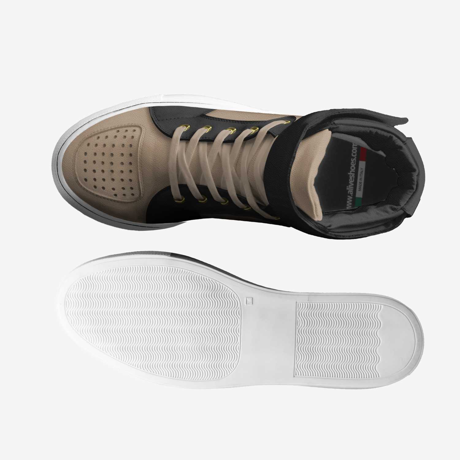 Elemental Kicks custom made in Italy shoes by Stefan Abraham | Top view