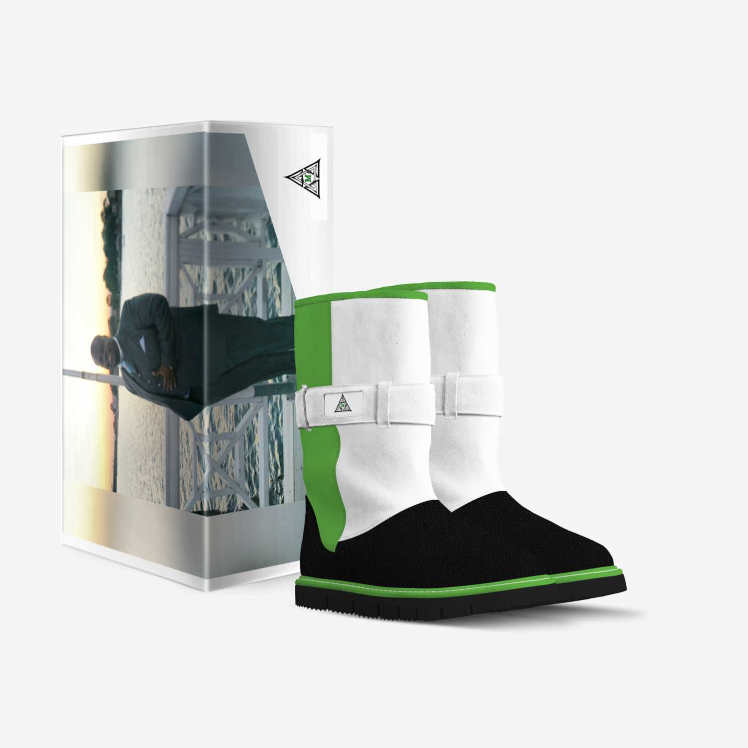 Murphnetti FB custom made in Italy shoes by Tyriek Murphy | Box view