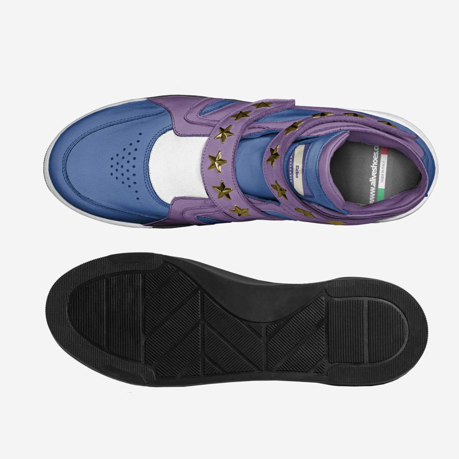 Echo custom made in Italy shoes by Jackson Serrano | Top view