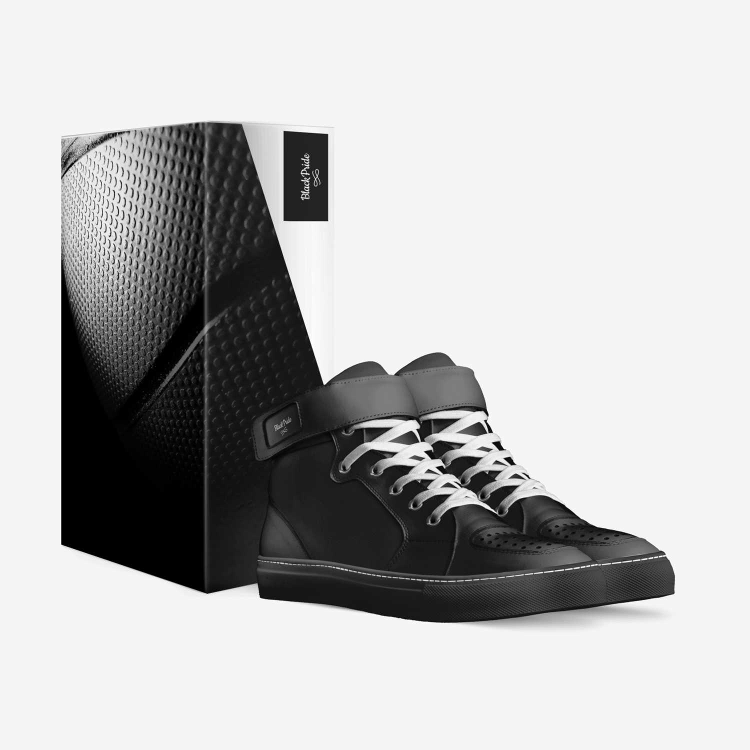 BlackPride custom made in Italy shoes by Nabrenton Mcdaniel | Box view