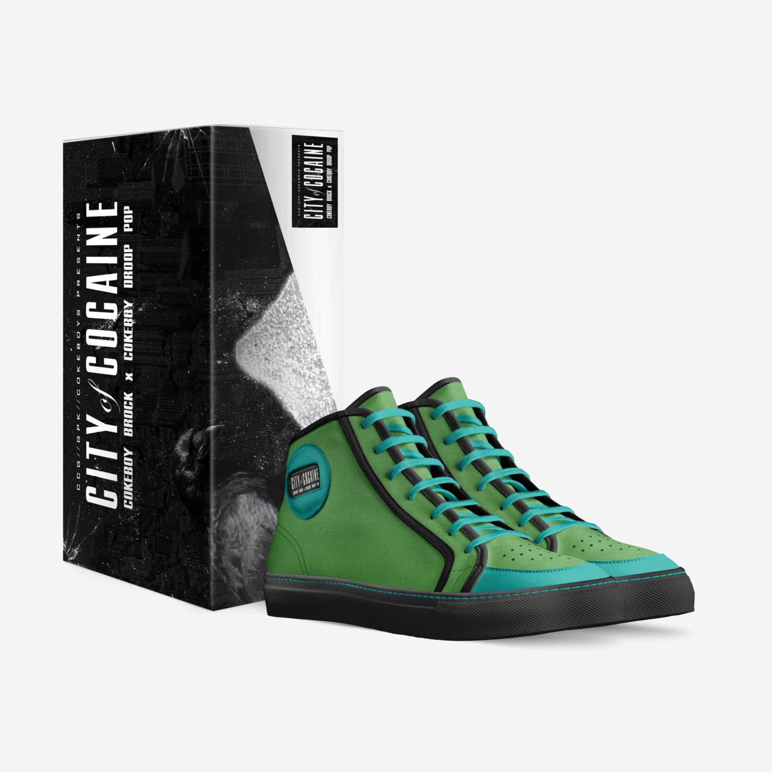 GREEN MOLLYS custom made in Italy shoes by Pandoralux | Box view