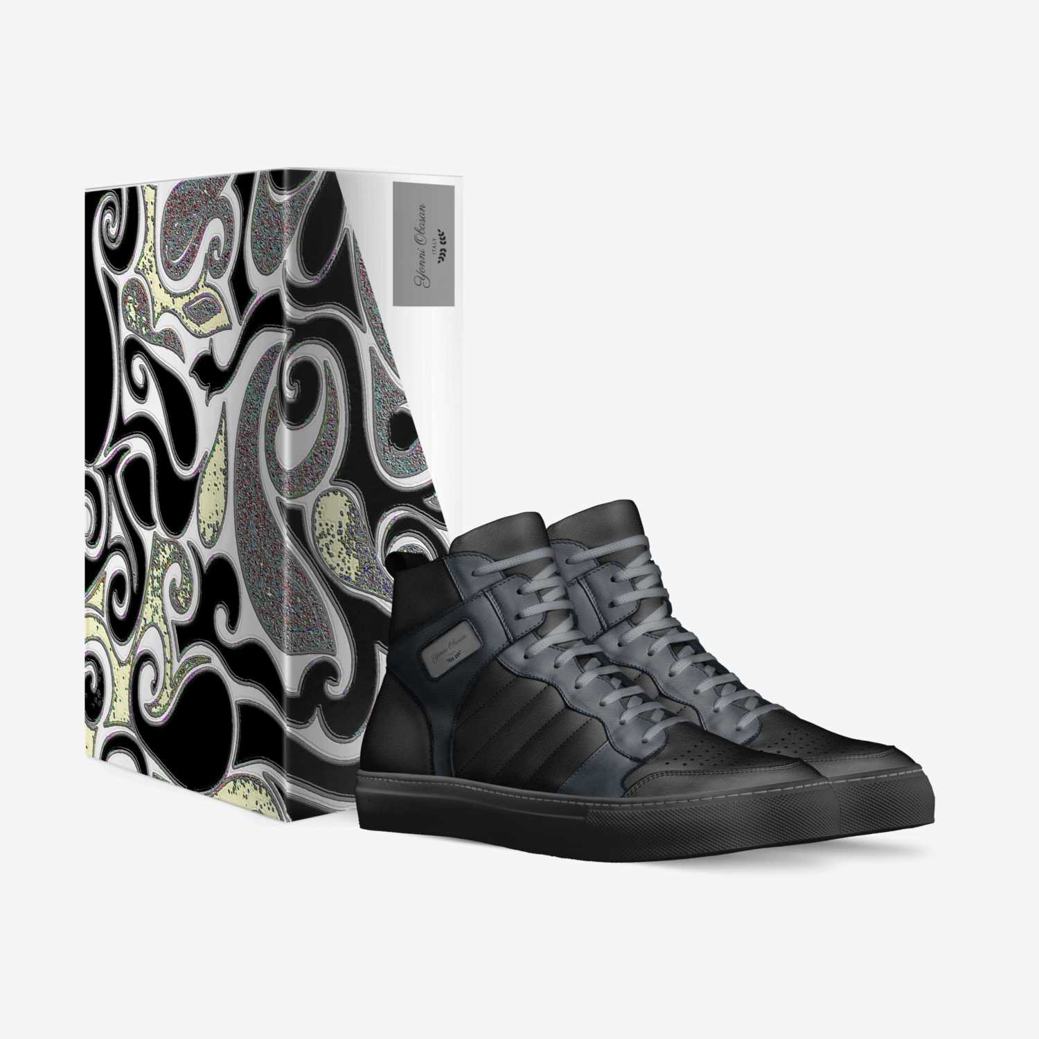 Back in Black custom made in Italy shoes by Yonni Obasan | Box view