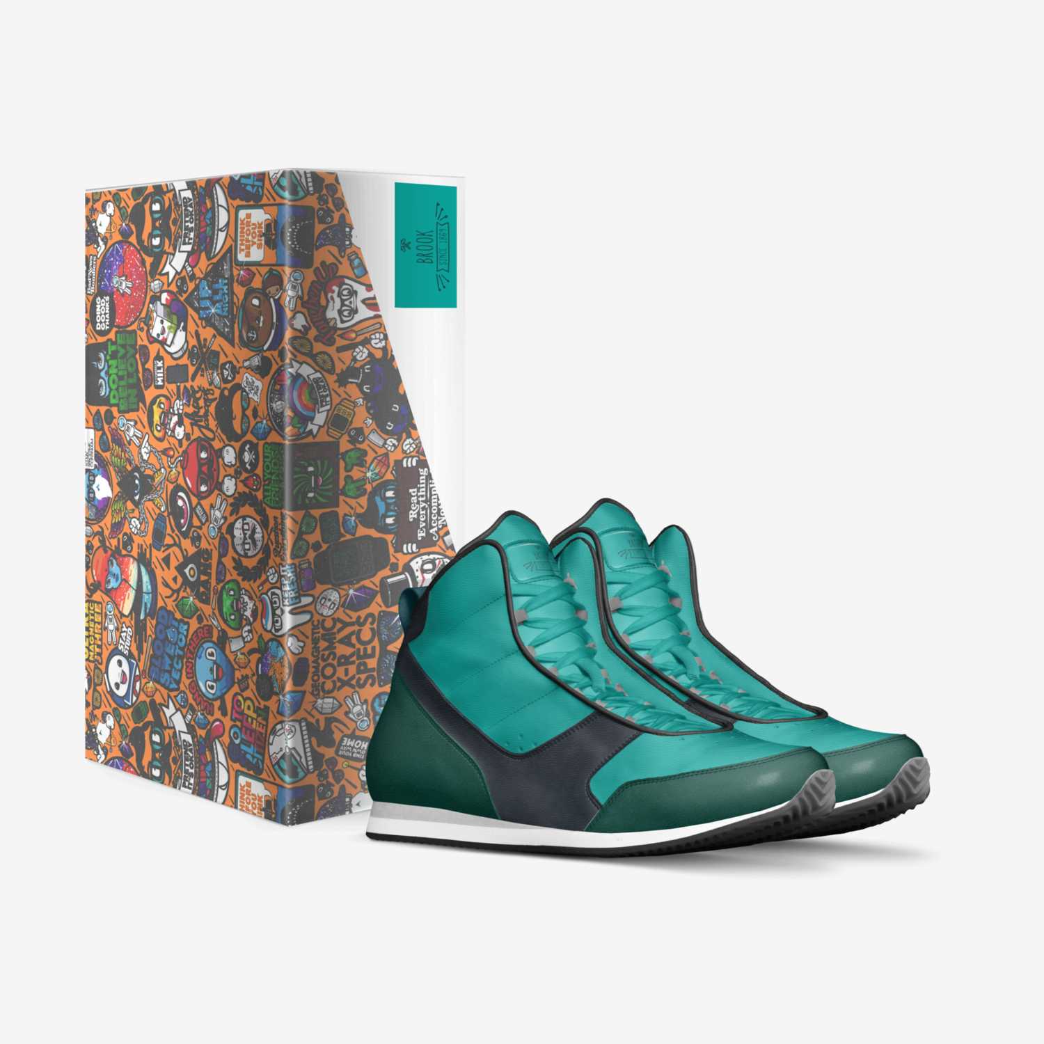 Brook custom made in Italy shoes by Ribal Tarhini | Box view