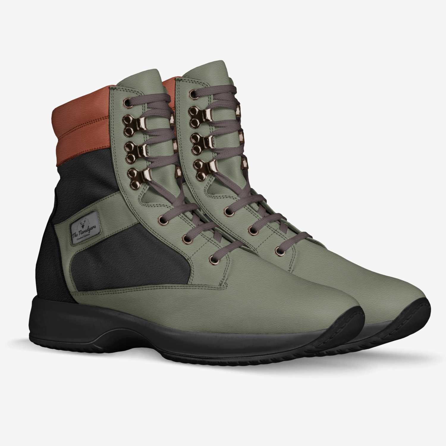 Smokers Boots custom made in Italy shoes by Galatikz Dixon | Double view