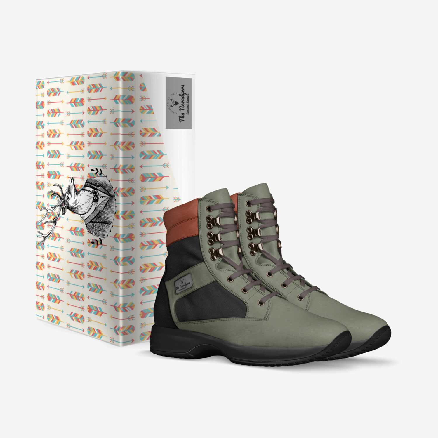 Smokers Boots custom made in Italy shoes by Galatikz Dixon | Box view