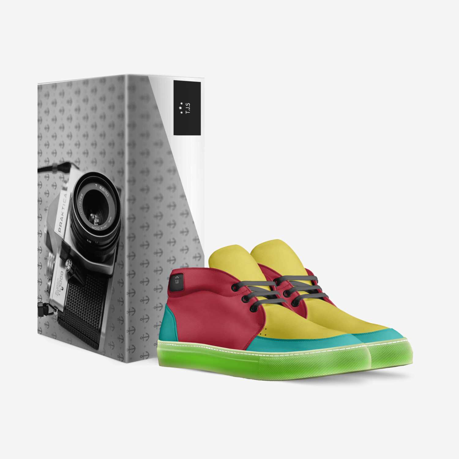T.J.S BRICK custom made in Italy shoes by Tom Smo | Box view