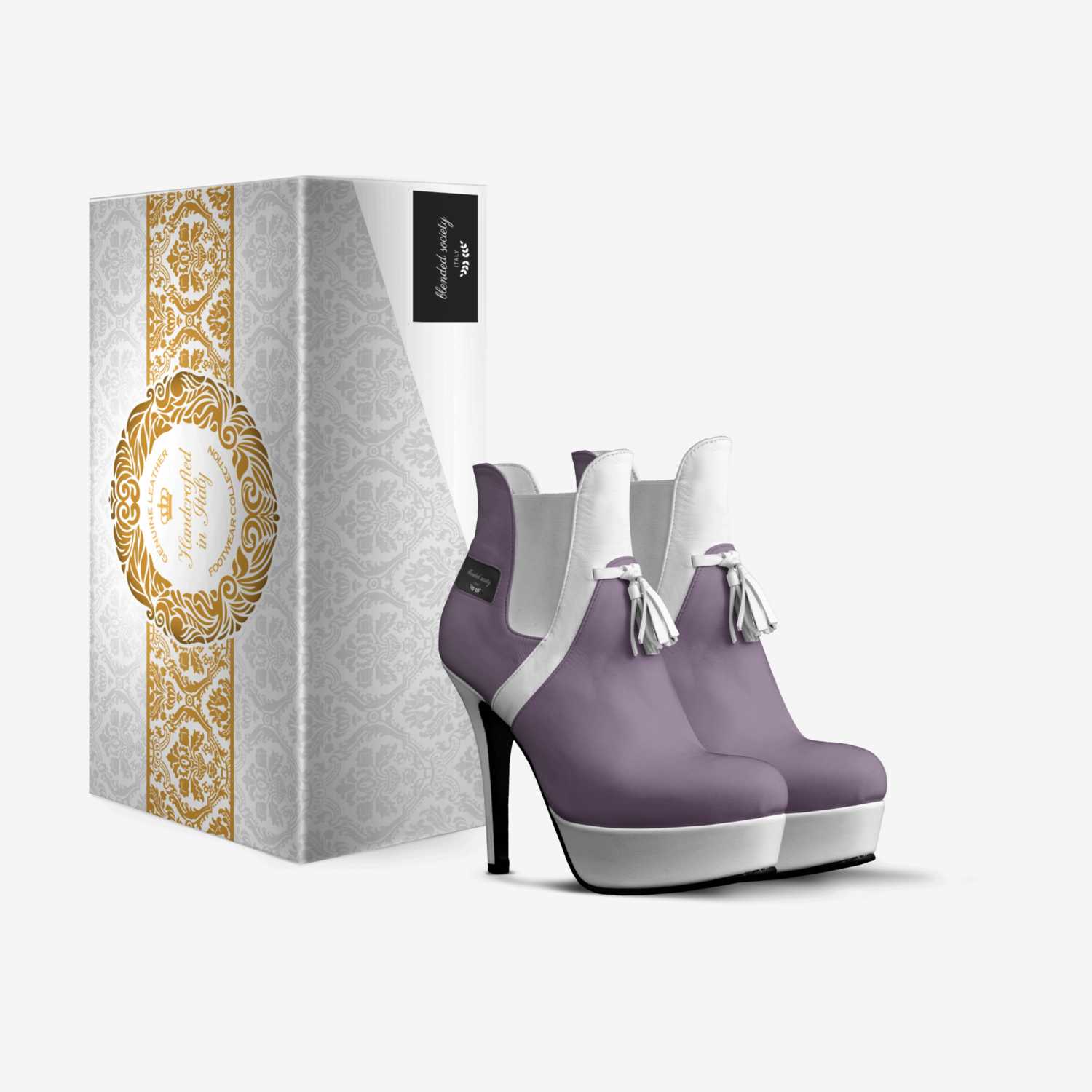 blended society custom made in Italy shoes by Chon Smith | Box view