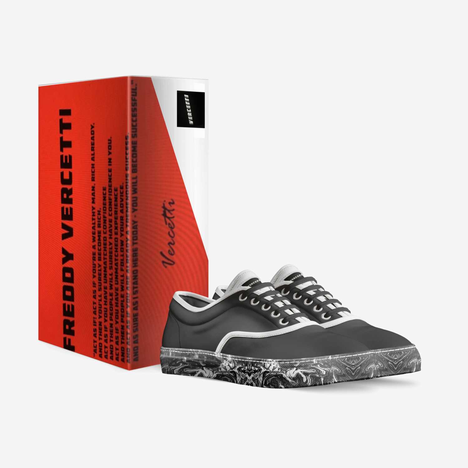 Vercetti custom made in Italy shoes by Deon Swaqqur | Box view
