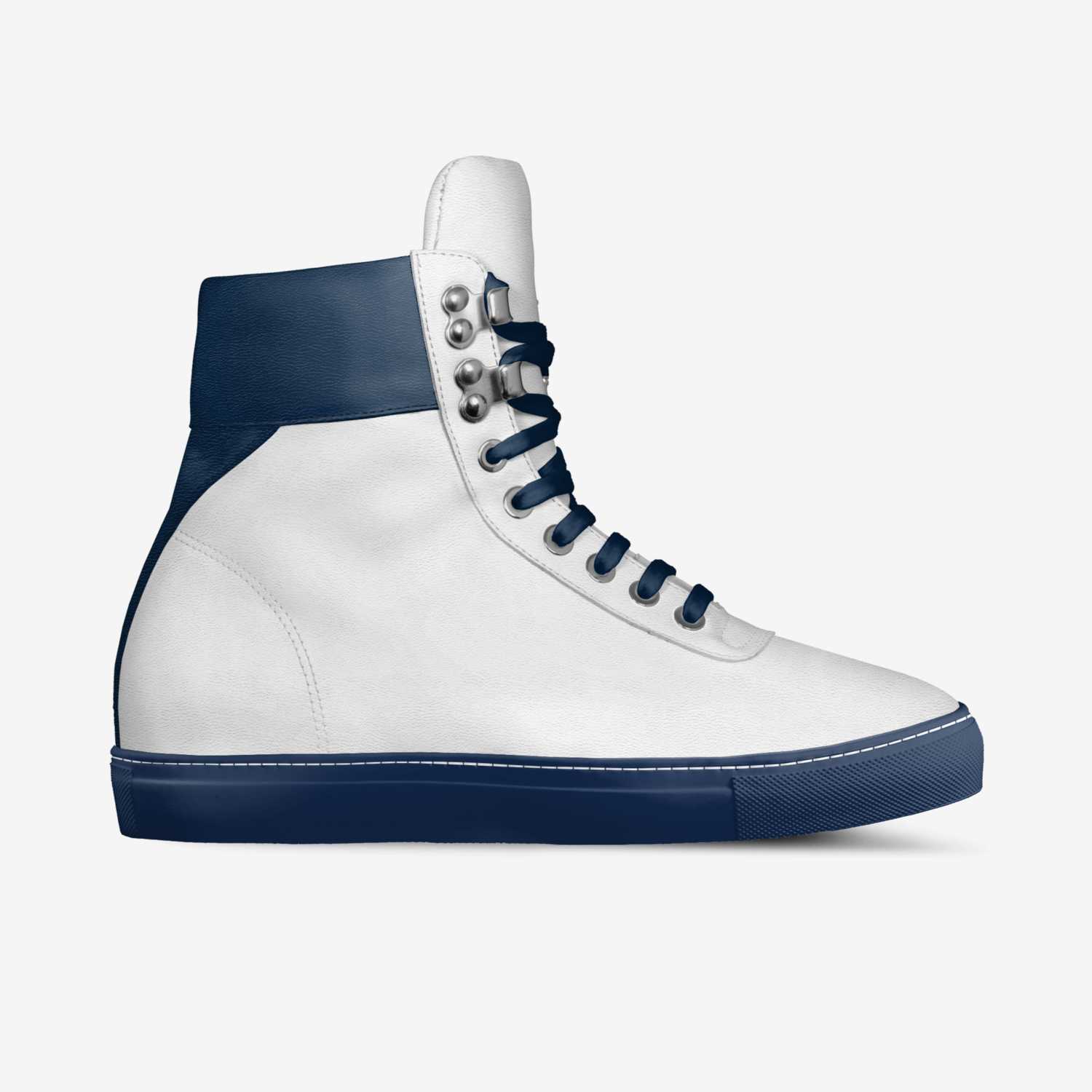 Siratti White custom made in Italy shoes by Brett Mcfarlane | Side view