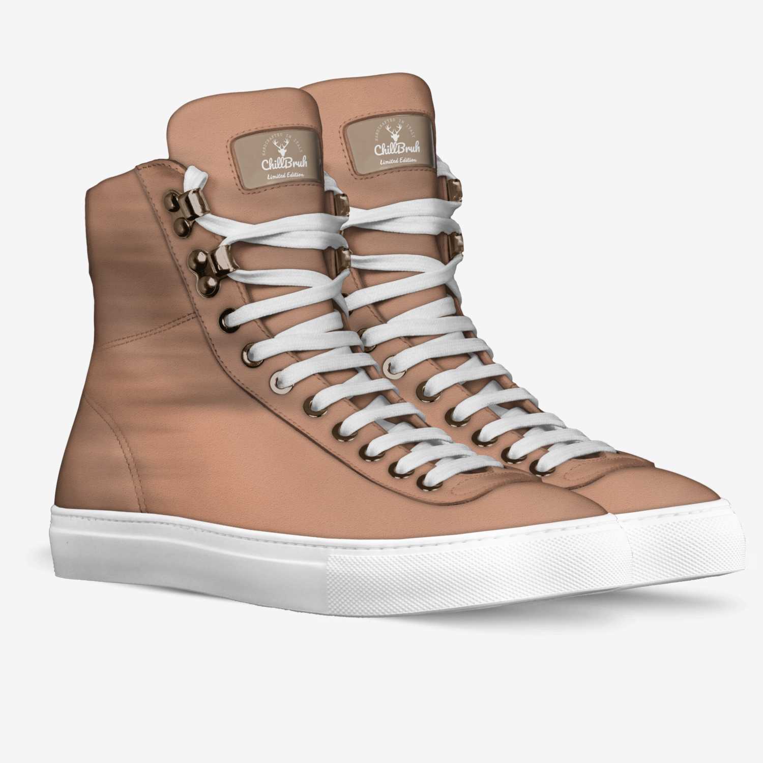 ChillBruh custom made in Italy shoes by Brianna | Double view