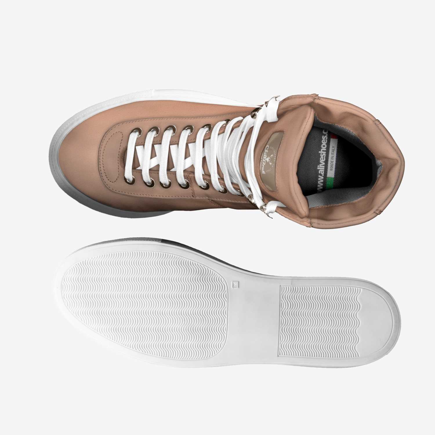 ChillBruh custom made in Italy shoes by Brianna | Top view