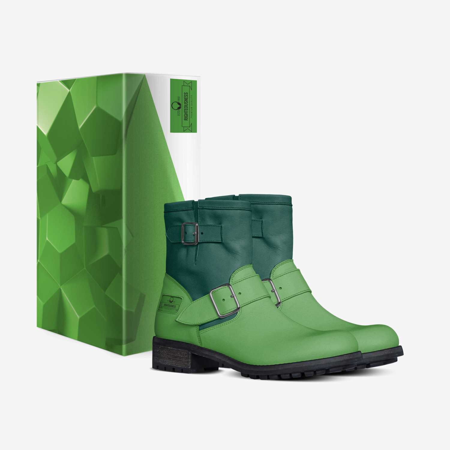 Righteousness custom made in Italy shoes by Azreal Yoho | Box view