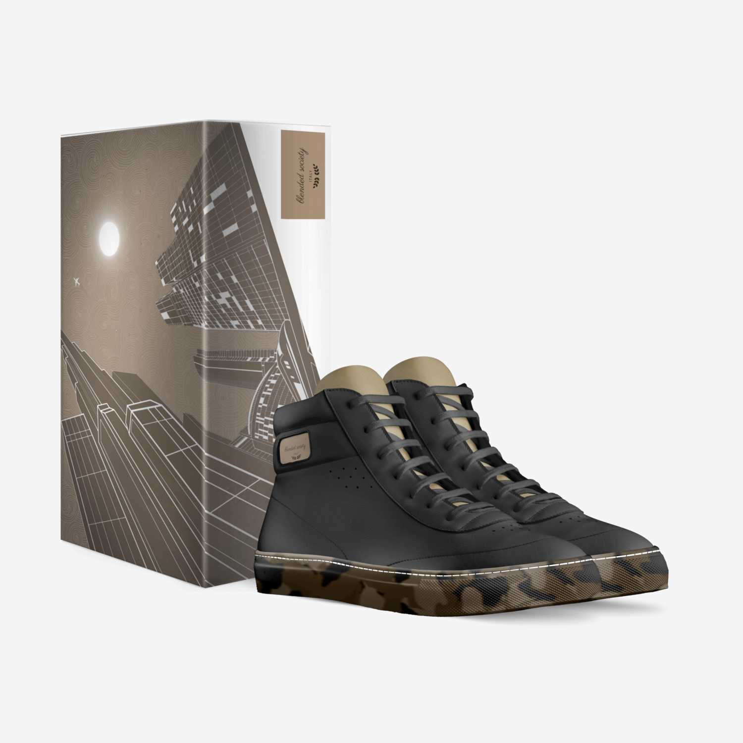 blended society custom made in Italy shoes by Chon Smith | Box view