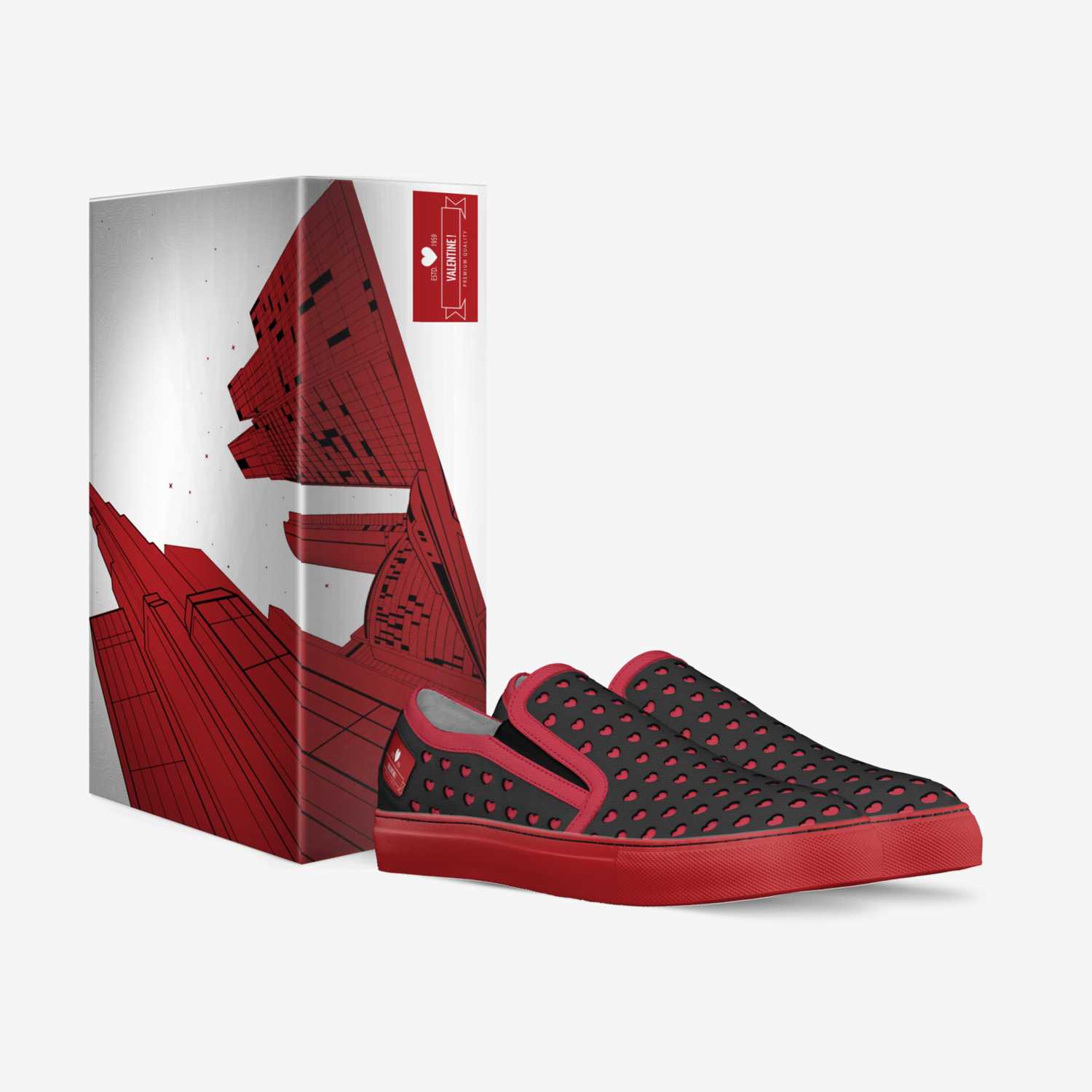Valentine ! custom made in Italy shoes by Chon Smith | Box view