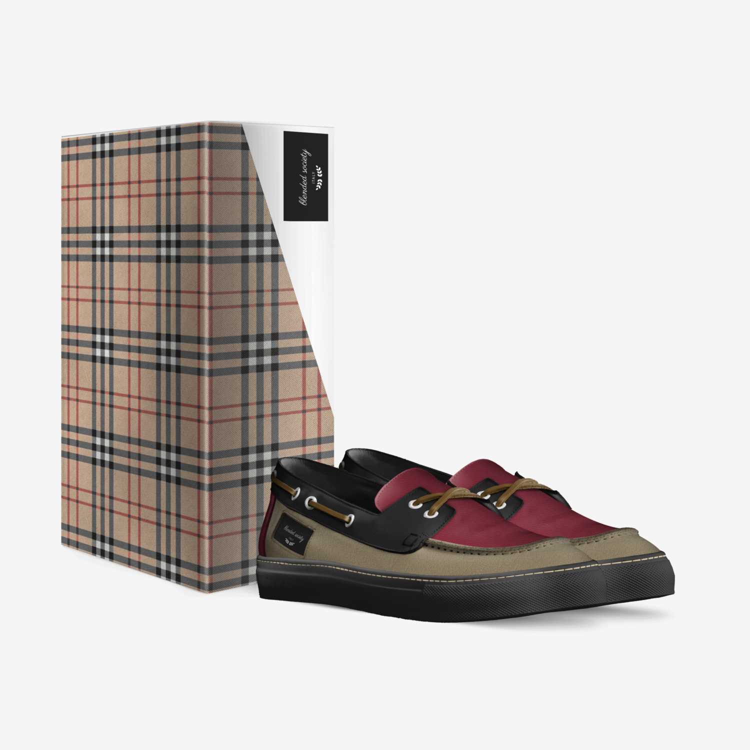 blended society custom made in Italy shoes by Chon Smith | Box view