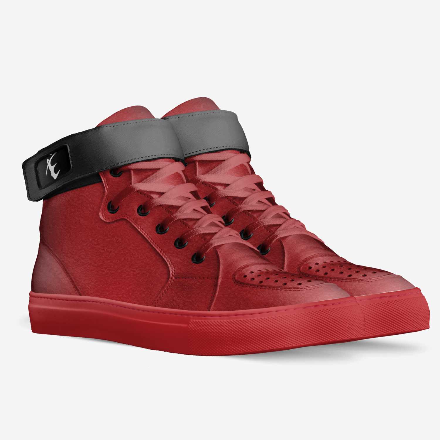EBS-Roses custom made in Italy shoes by Sasha P | Double view