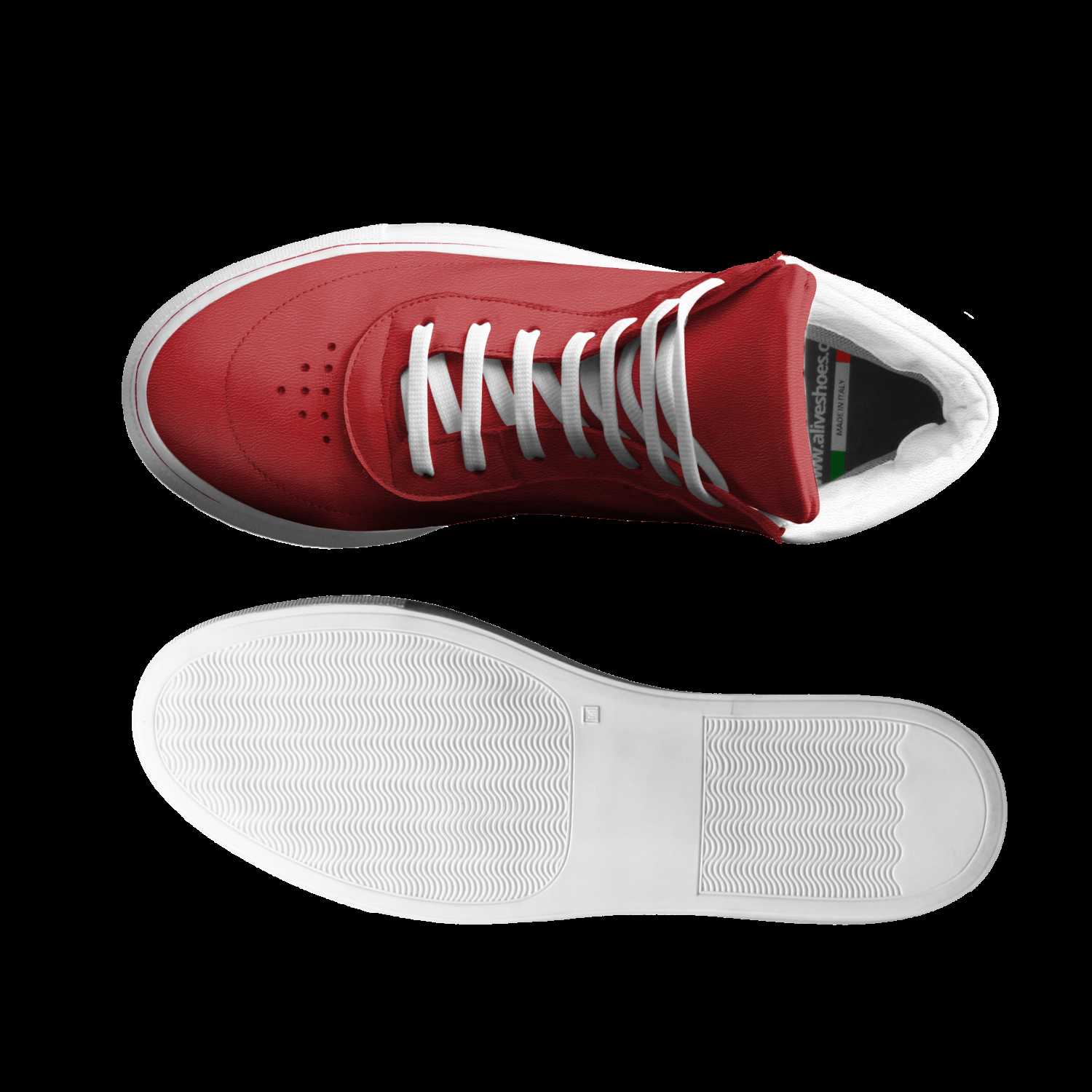 Custom Santa Claus Mens Classic High Top Canvas Shoes Fashion Sneaker