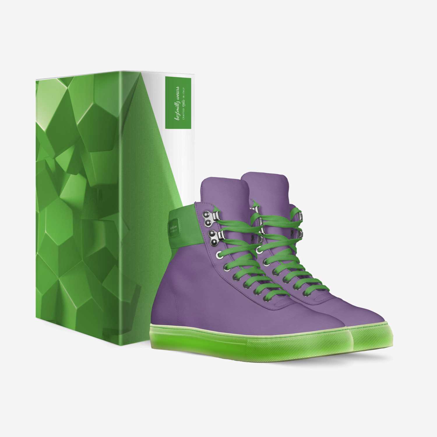 beztmillz wears custom made in Italy shoes by Best Raymond | Box view