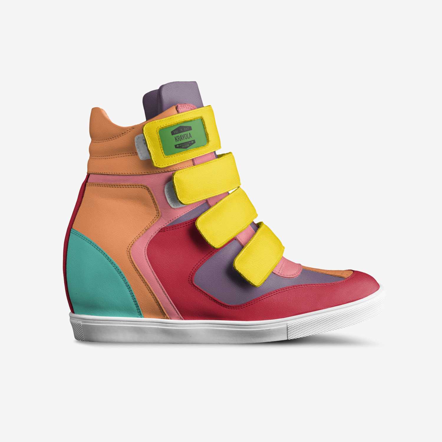 Krayola custom made in Italy shoes by Frank Miller Iii | Side view