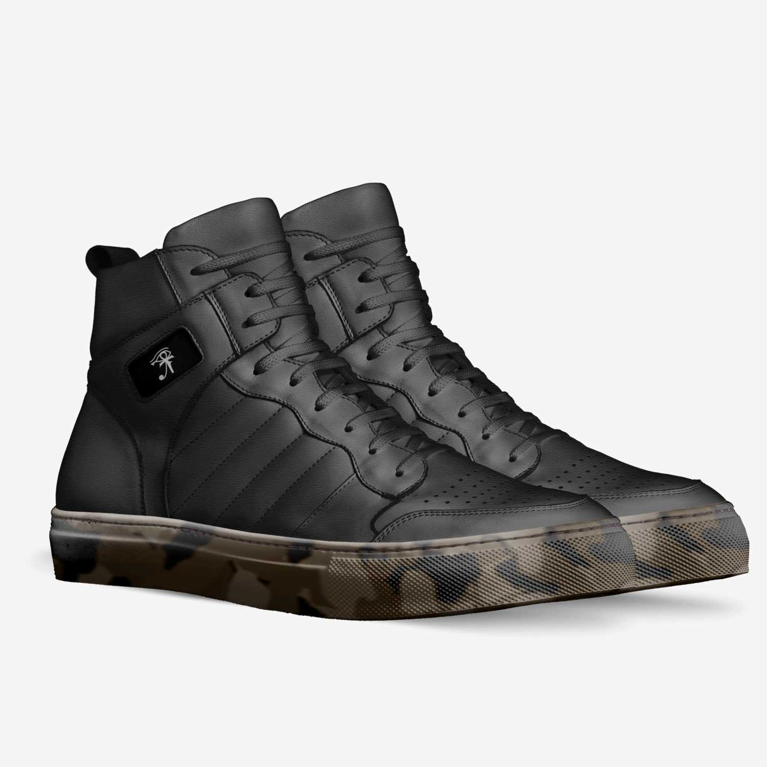 Shujaa custom made in Italy shoes by Dnbe Apparel | Double view