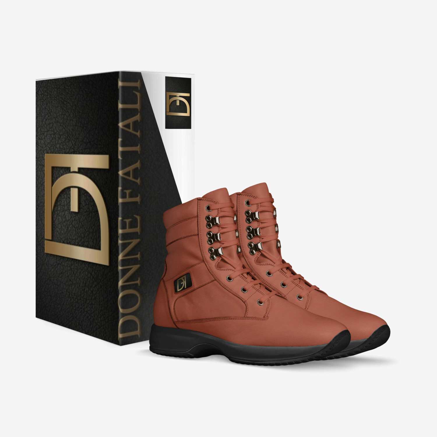 Teriyaki Chukka  custom made in Italy shoes by Luisa Gibbs | Box view