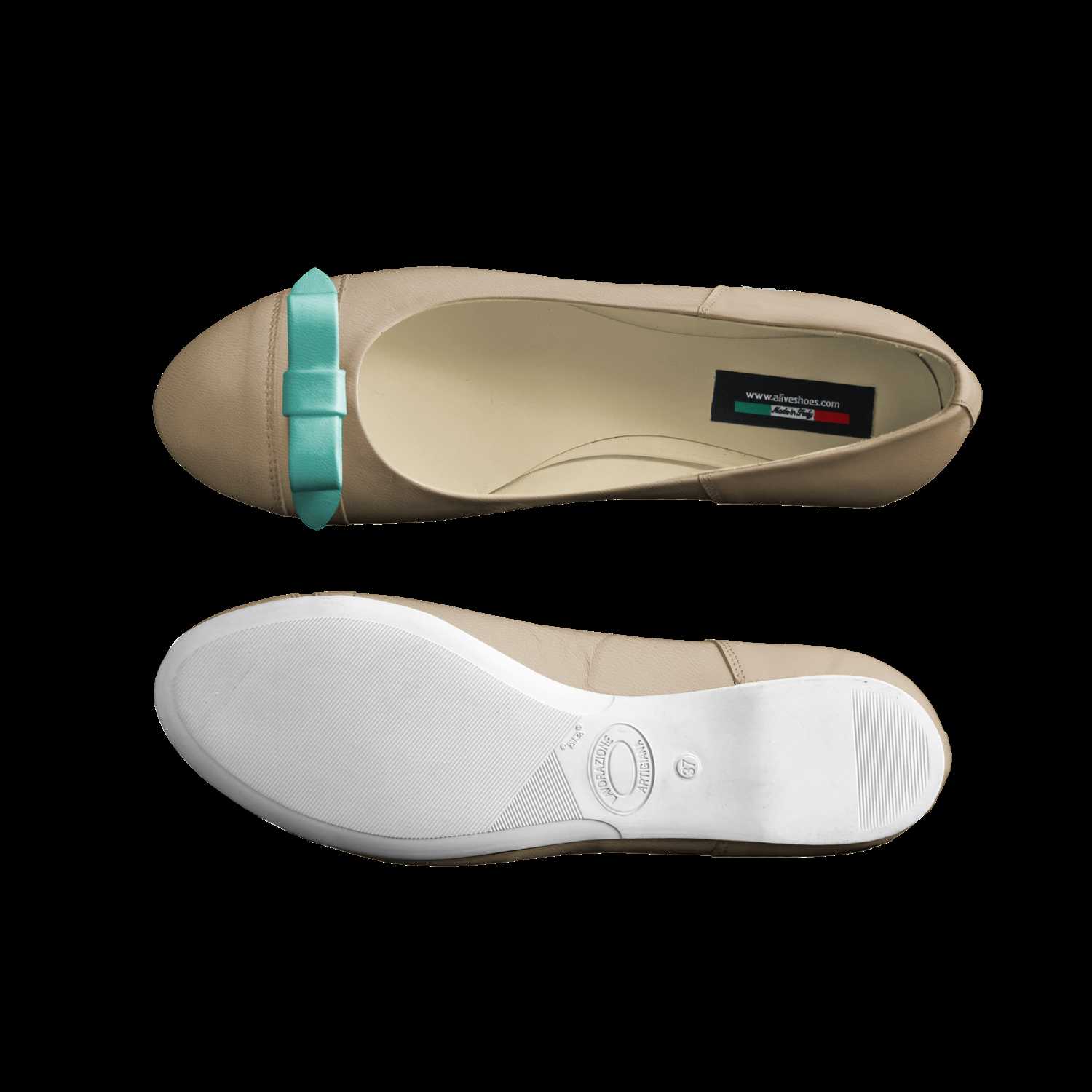 Taupe ballerina sale