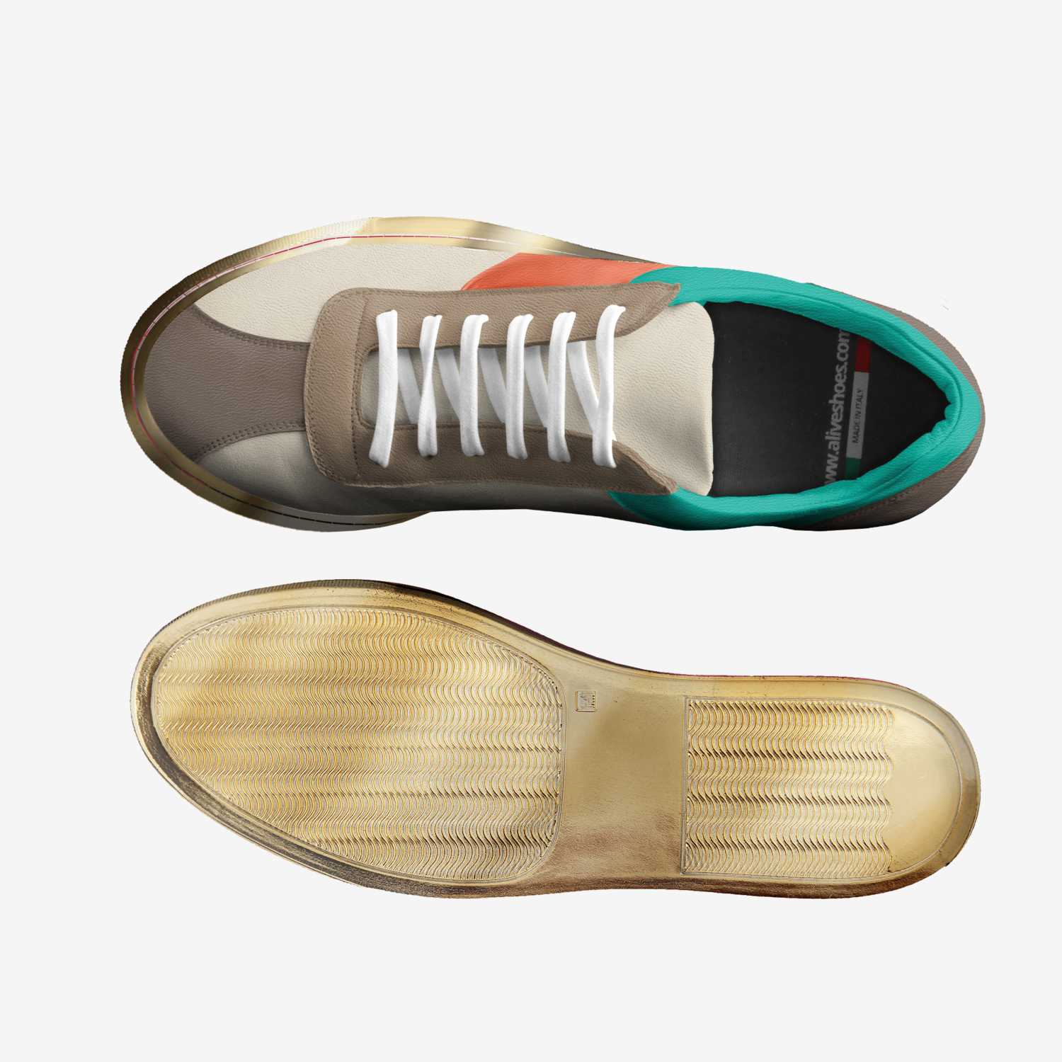Lolly custom made in Italy shoes by Vanessa Mclean | Top view