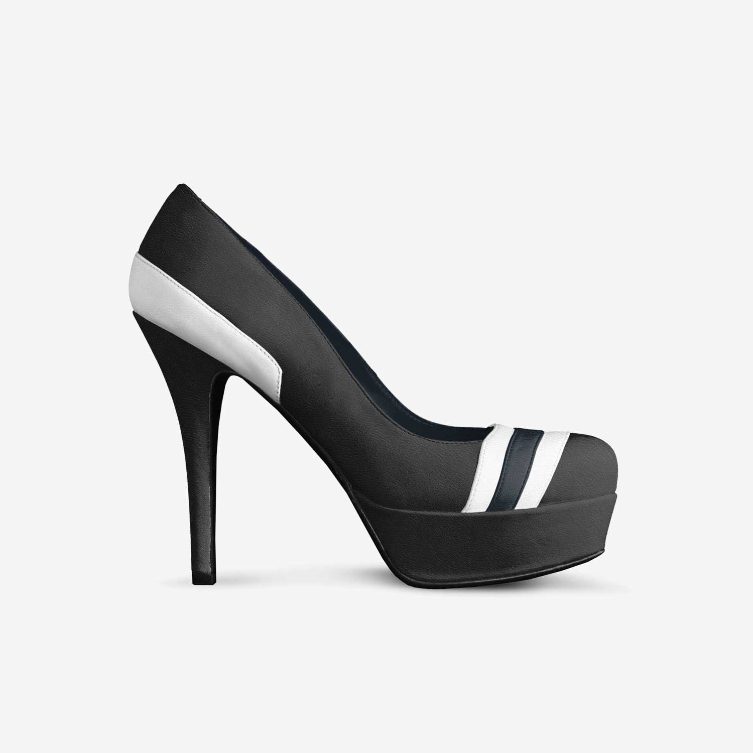 Zebra custom made in Italy shoes by Sabrina Fleming | Side view