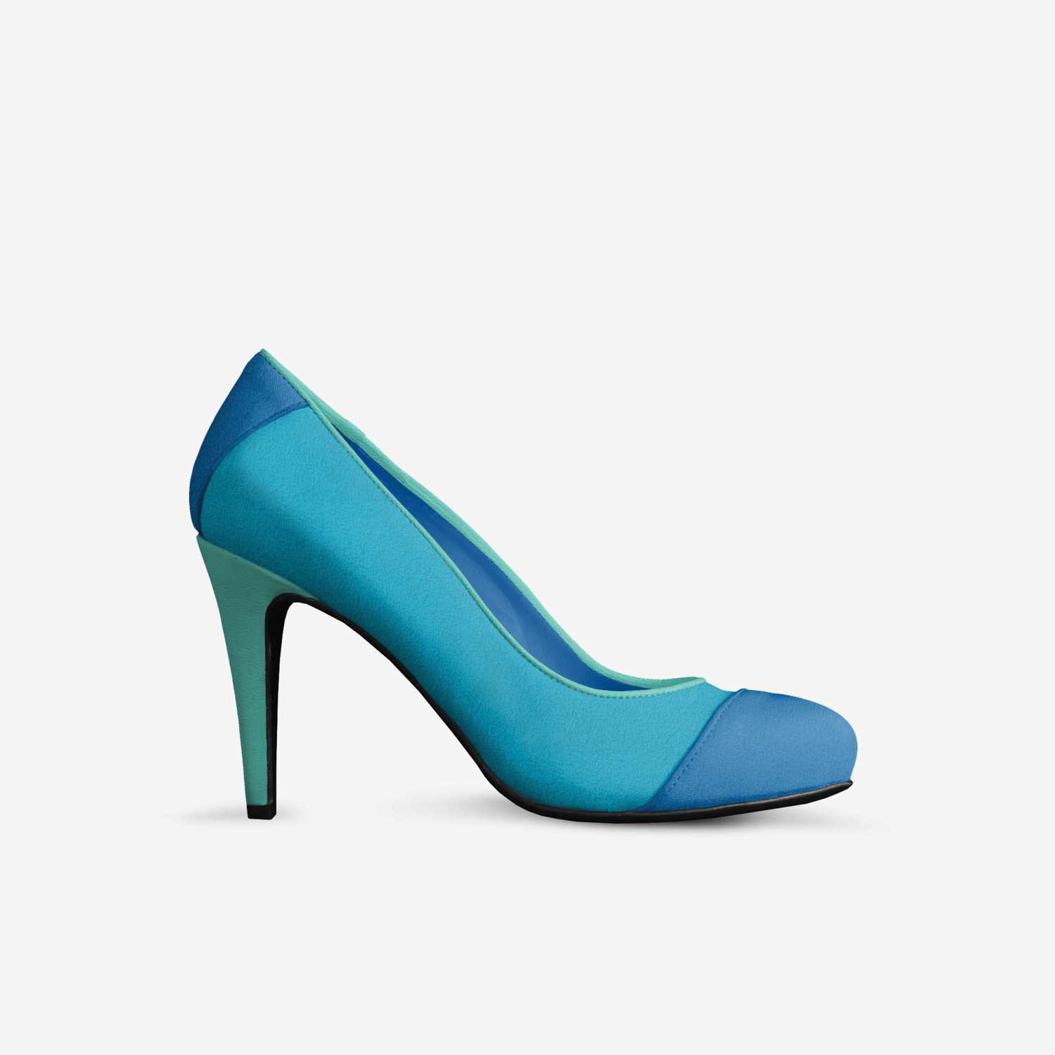 Under the sea custom made in Italy shoes by Sabrina Fleming | Side view