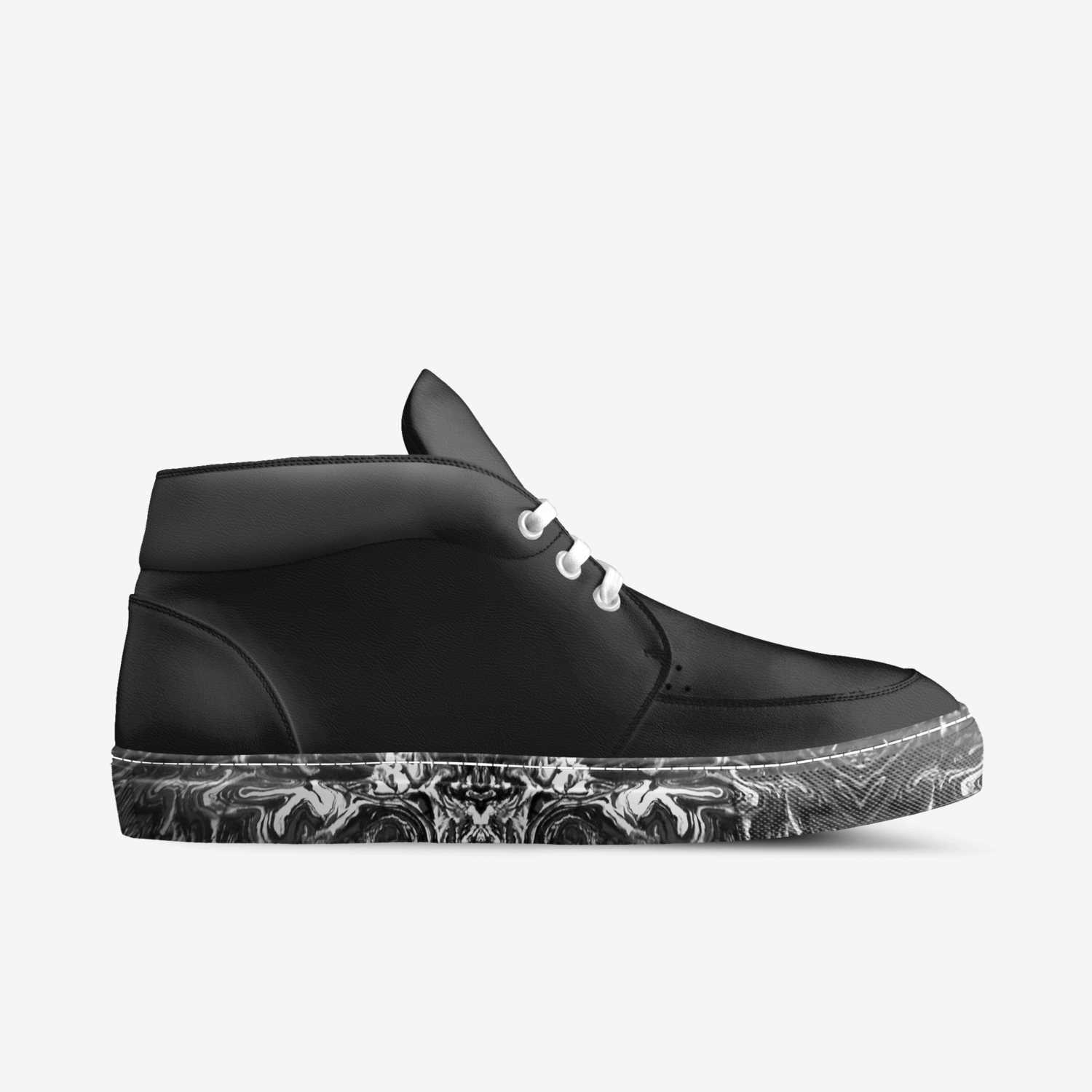 Oreo custom made in Italy shoes by Ian Bradshaw | Side view