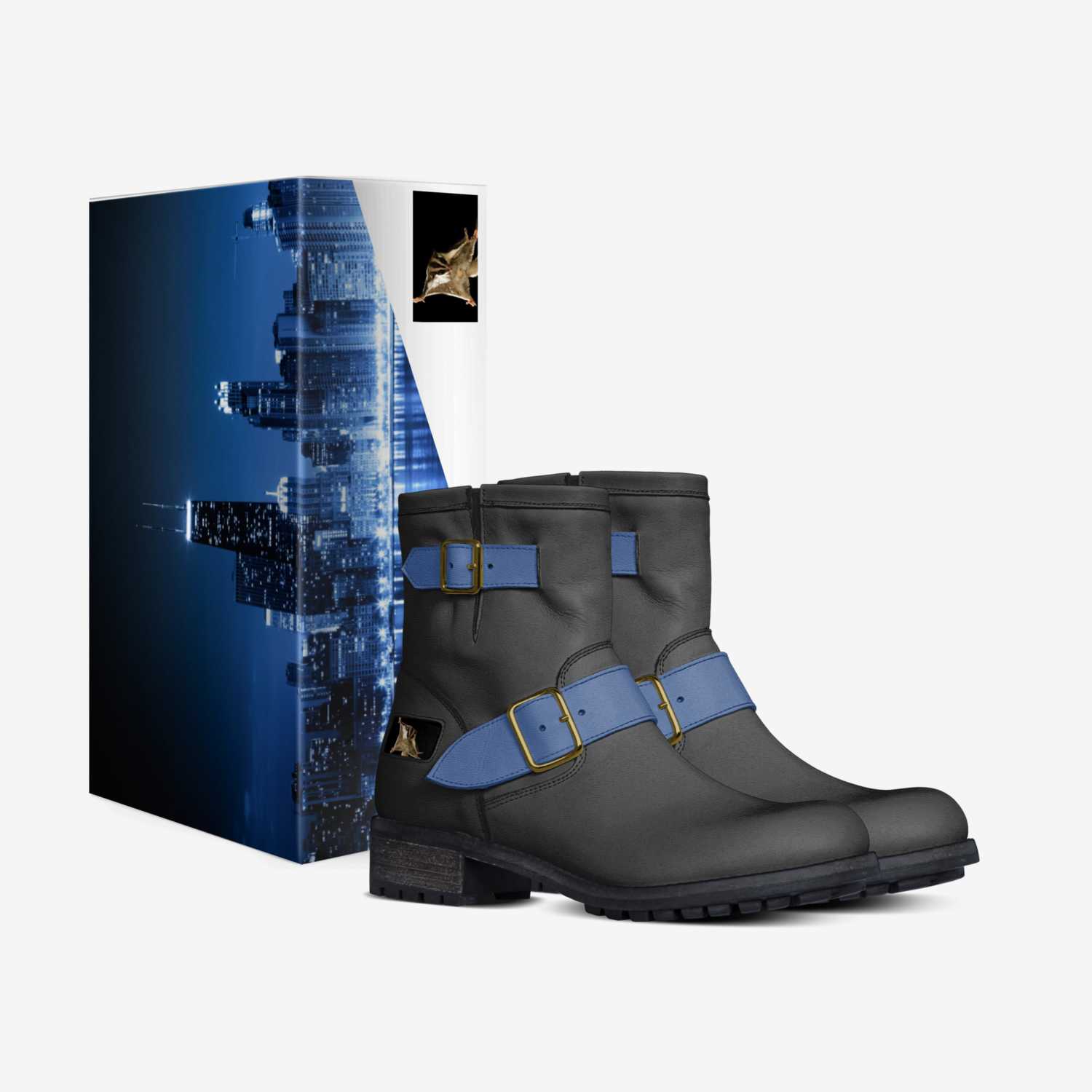 Force Boots custom made in Italy shoes by Geneva Patterson | Box view