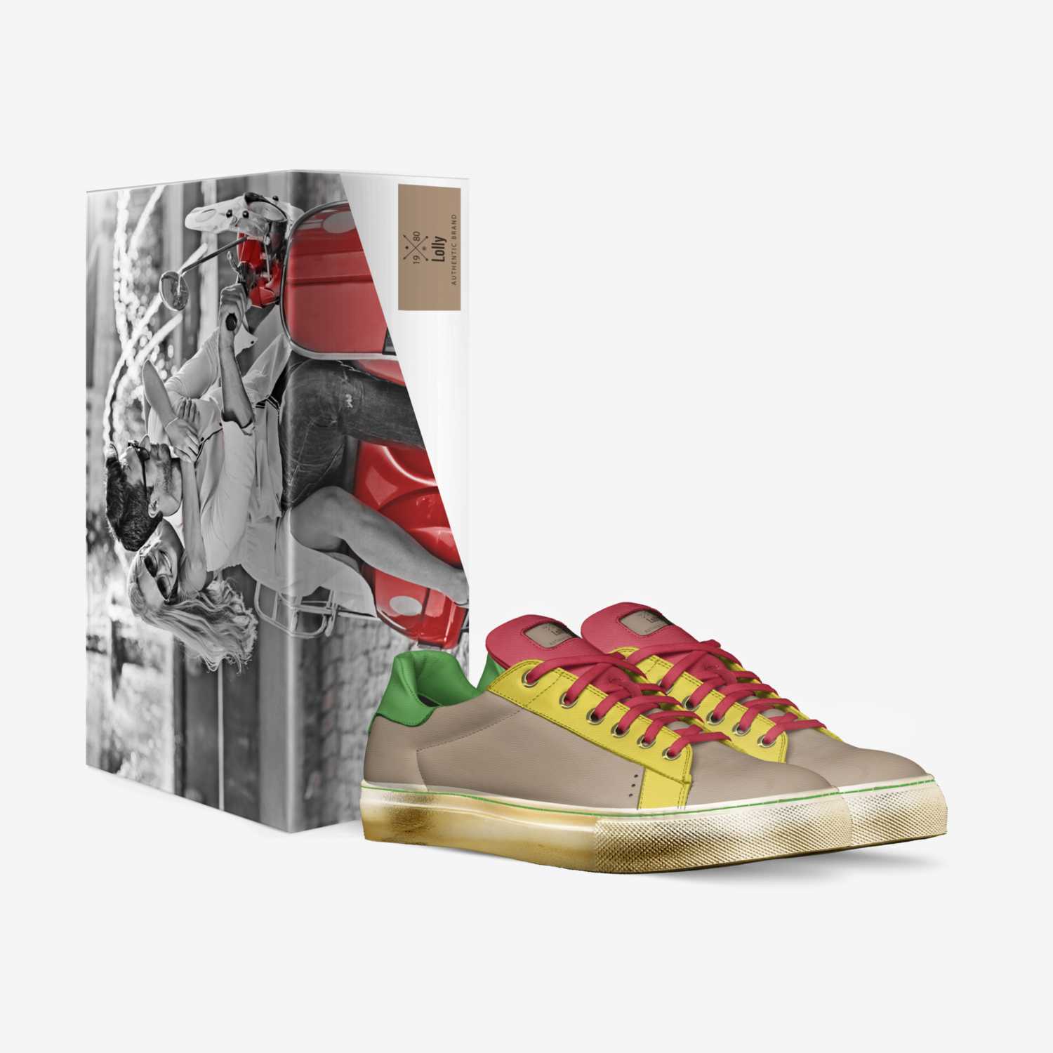 Lolly custom made in Italy shoes by Vanessa Mclean | Box view